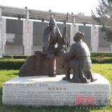 張良得兵書人物雕塑